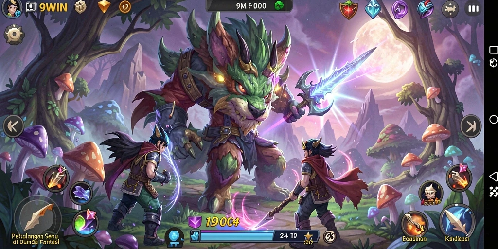 Tampilan gameplay seru dengan grafik menawan dan petualangan menarik.