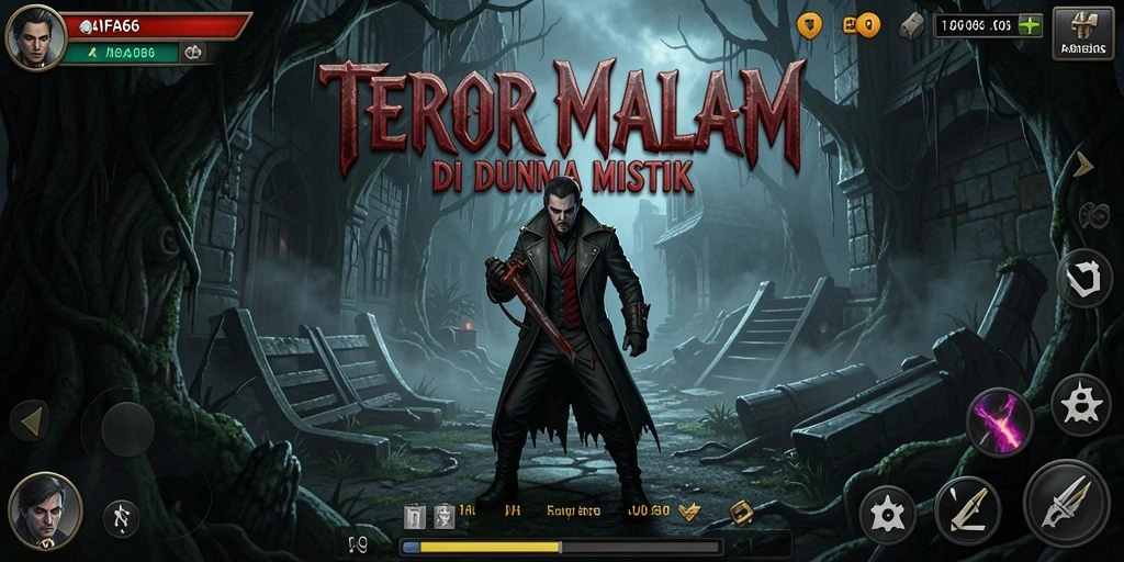 Tampilan gameplay AIFA66 yang menakutkan dan mendebarkan.