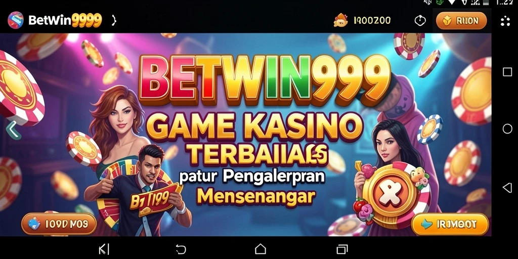 Gameplay BETWIN999 dengan berbagai permainan Kasino yang menarik.