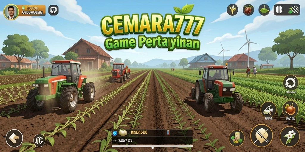Tampilan gameplay CEMARA777 yang penuh warna dan menarik.