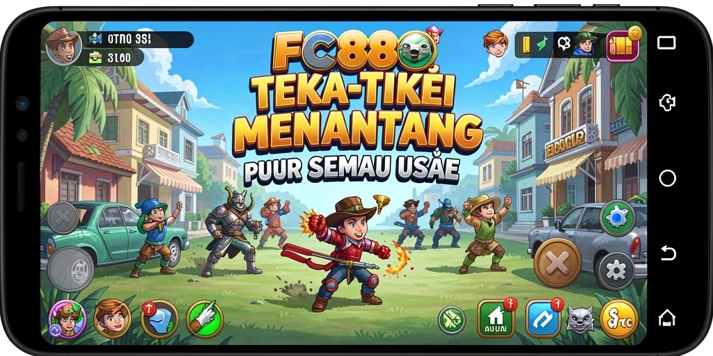Tampilan gameplay menarik teka-teki FC888 yang menantang.