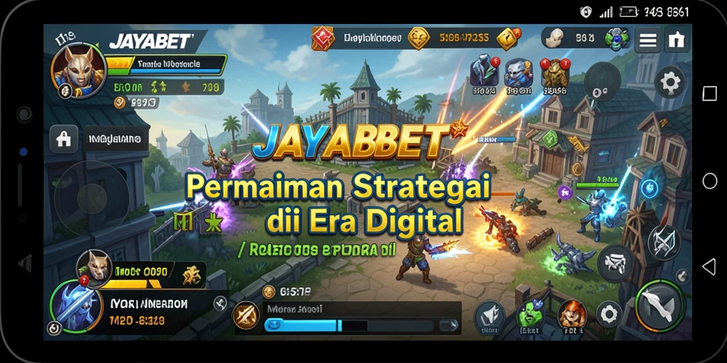 Tampilan gameplay strategis dari JAYABET yang menegangkan.