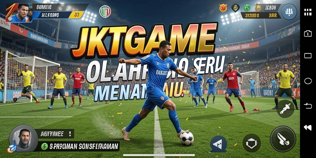 Tampilan seru dan menantang dari gameplay JKTGAME yang menghibur.