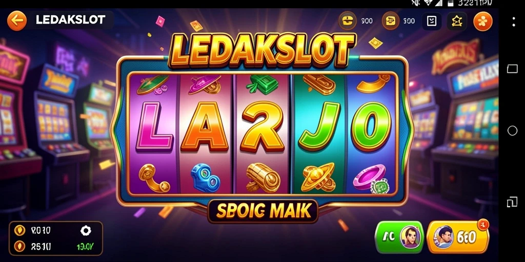 Tampilan menarik dari gameplay slot di LEDAKSLOT.