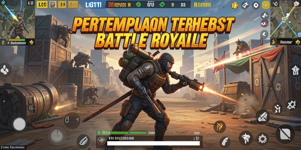 Gameplay seru dalam pertempuran epik Battle Royale.