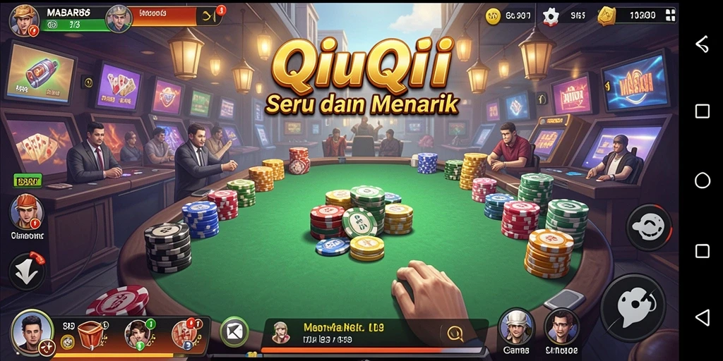 Screenshot MABAR88 menampilkan gameplay QiuQiu yang seru.