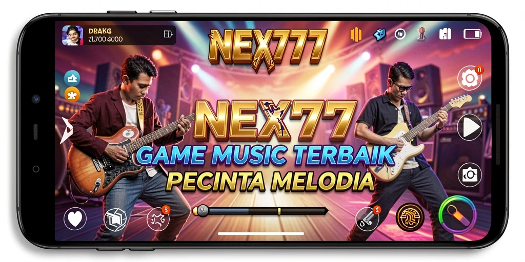 Screenshot gameplay NEX777 menampilkan aksi seru dengan musik yang menggugah semangat.