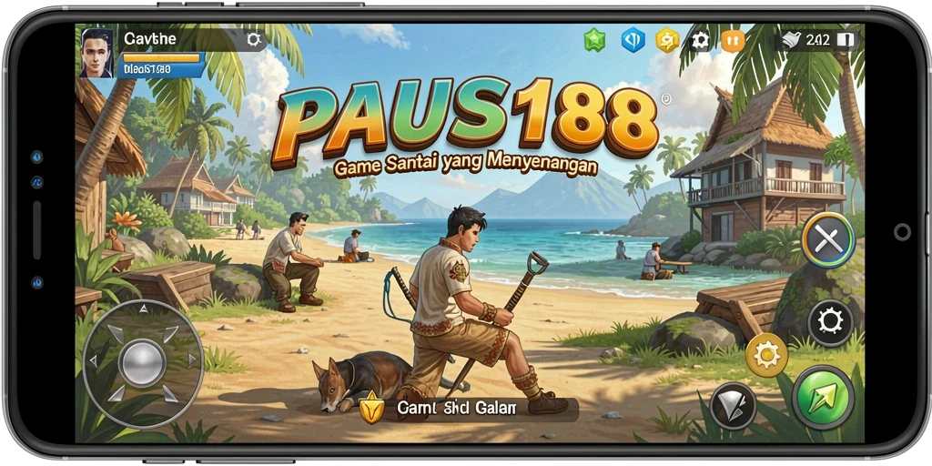 Screenshot gameplay PAUS188 menampilkan suasana bermain yang ceria dan seru.
