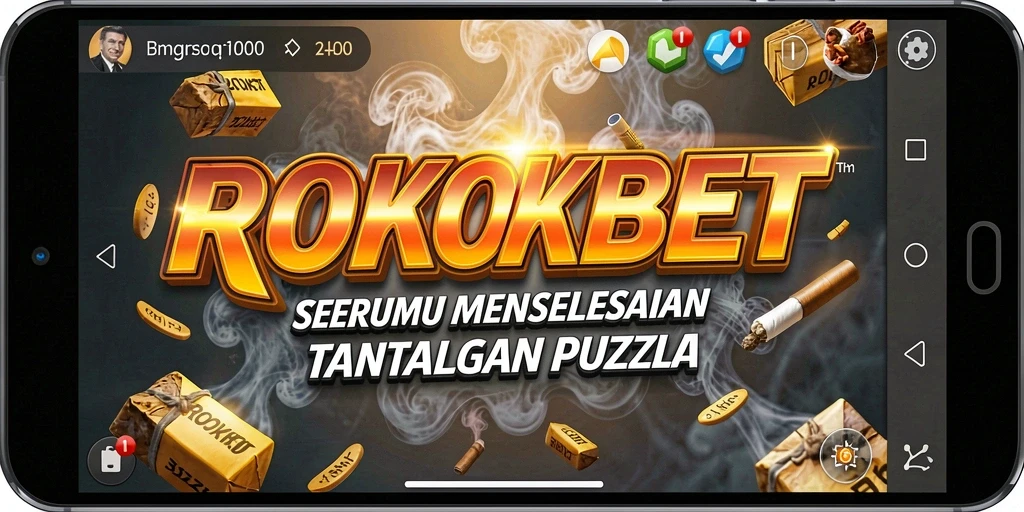 Tampilan permainan ROKOKBET dengan teka-teki menarik dan menantang.