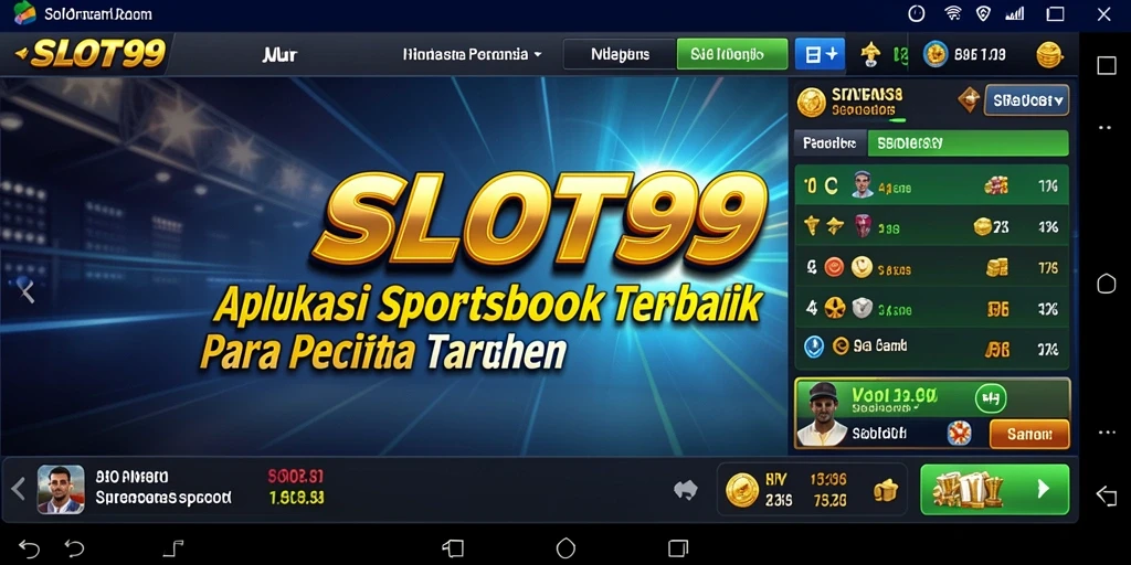 Tampilan utama di SLOT99 dengan berbagai jenis taruhan olahraga